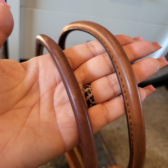 Michael Kors Brown Monogram Tote Bag - Picture 7 of 10